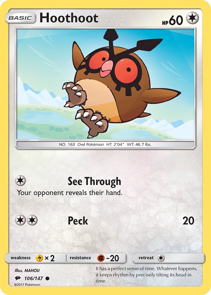 Hoothoot [Reverse Holo]